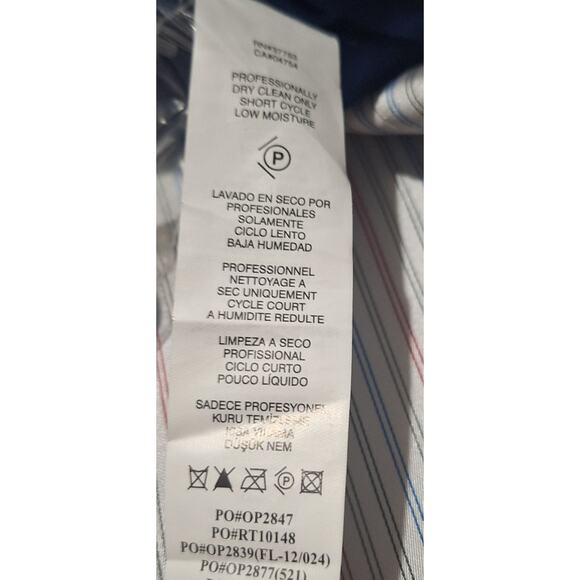 Original Penguin- dark navy & blue plaid jacket- size 42R/L- 2 button- excellent - Picture 3 of 8